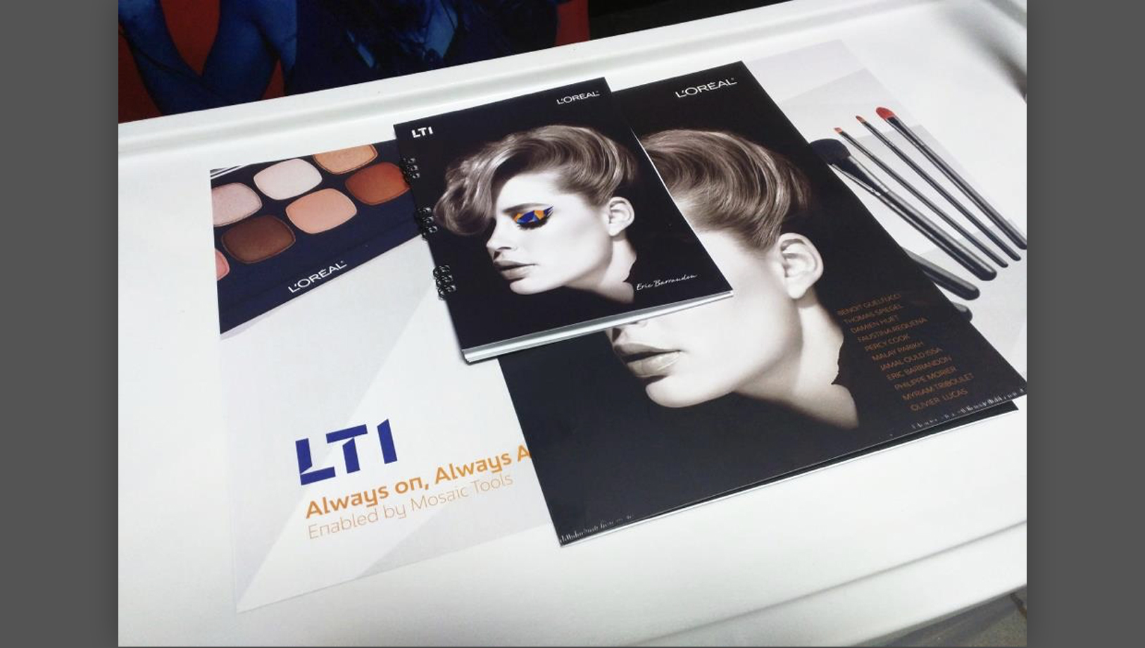 LTI loreal visit with live painting