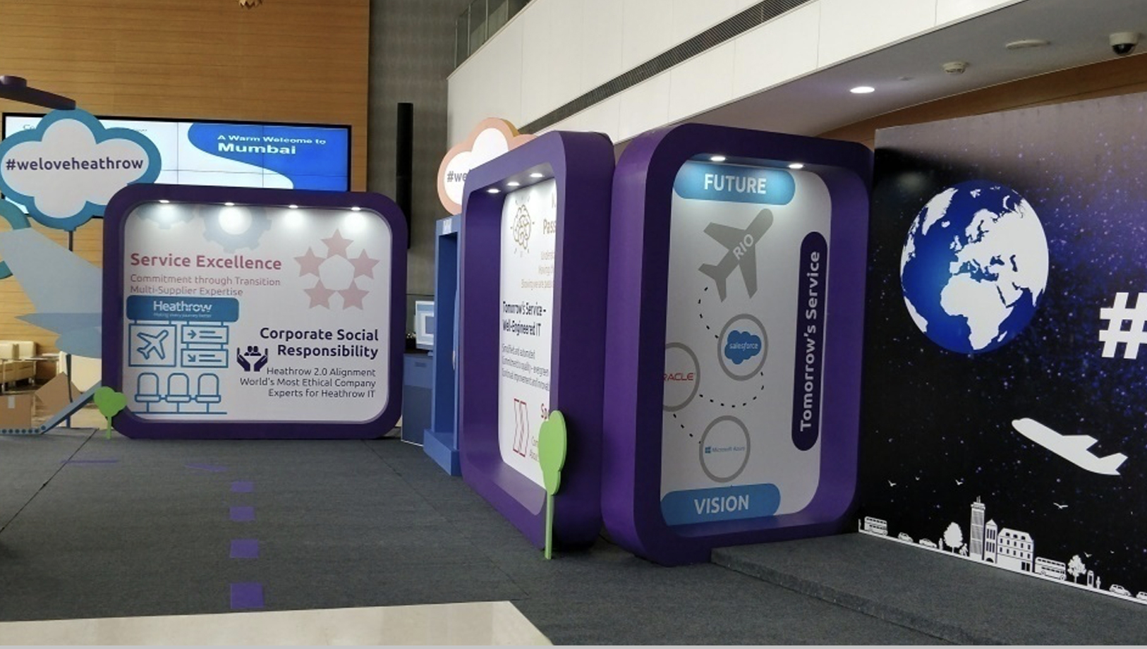 Heathrow as Client’s Visit – Theme Branding